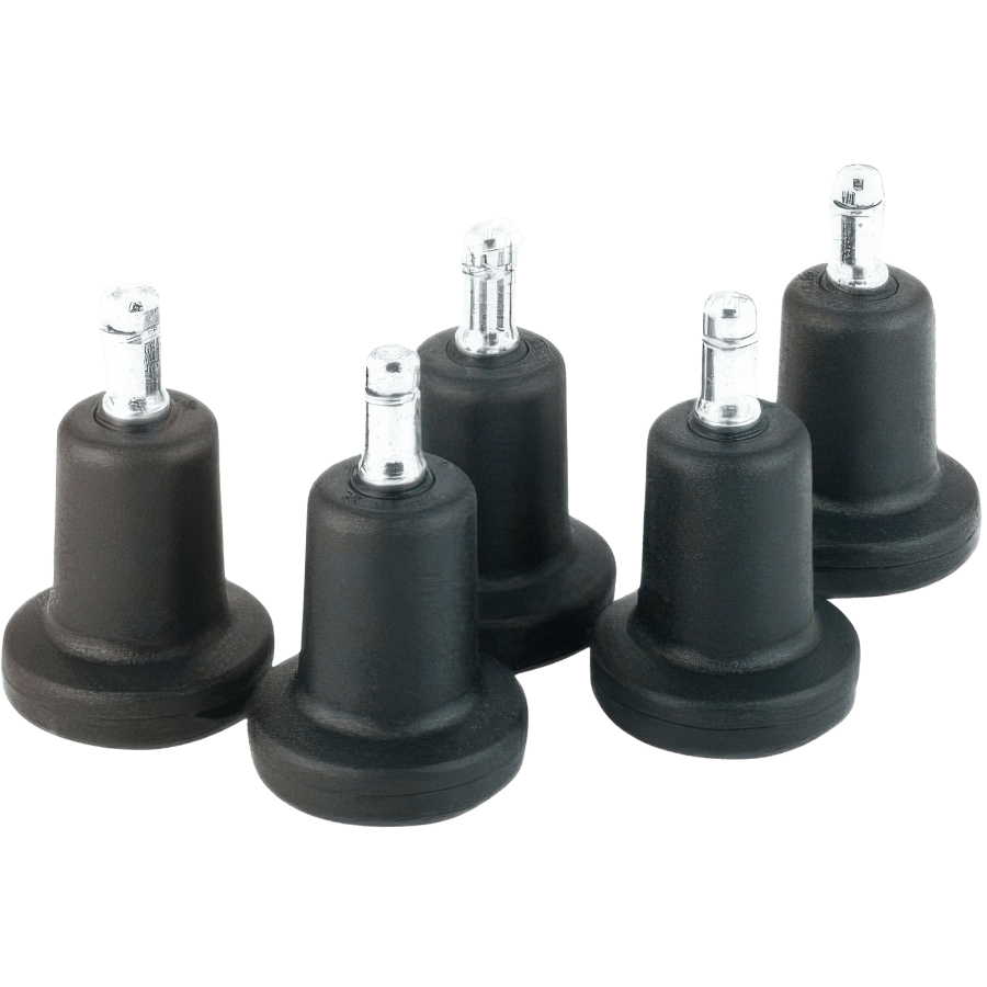 Herman Miller and Other Office Chairs Compatible – High Profile Bell Glides Set of 5 by OLS - Office Logix Shop