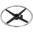 Herman Miller and Other Office Stools Compatible – 19" Metal Chrome Foot Rest Ring by OLS - Office Logix Shop