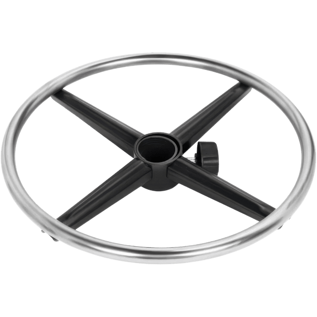 Herman Miller and Other Office Stools Compatible – 19" Metal Chrome Foot Rest Ring by OLS - Office Logix Shop