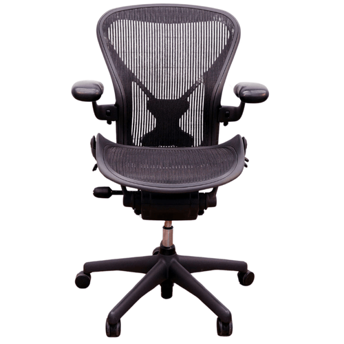 Herman Miller Aeron Classic black mesh with PostureFit