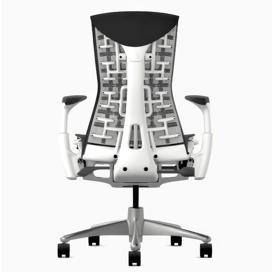 Herman Miller Embody chair back with pixelated support technology