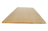 Natural bamboo grain running the length of the Jarvis desktop