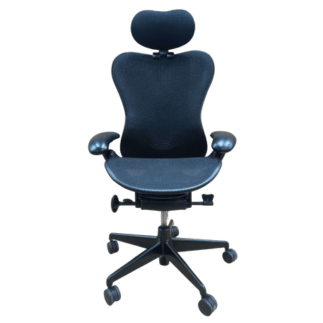 Herman Miller Mirra 2 Chair and OfficeLogixShop Headrest Bundle - Office Logix Shop