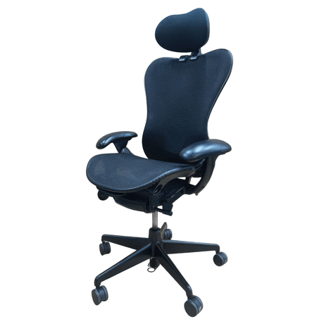 Herman Miller Mirra 2 Chair and OfficeLogixShop Headrest Bundle - Office Logix Shop