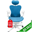 Herman Miller Mirra 2 Chair and OfficeLogixShop Headrest Bundle - Office Logix Shop