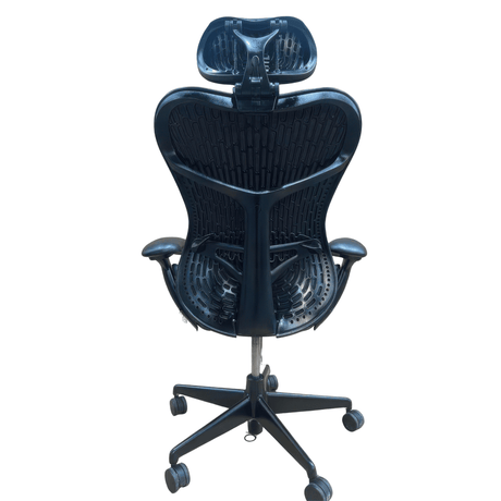 Herman Miller Mirra 2 Chair and OfficeLogixShop Headrest Bundle - Office Logix Shop