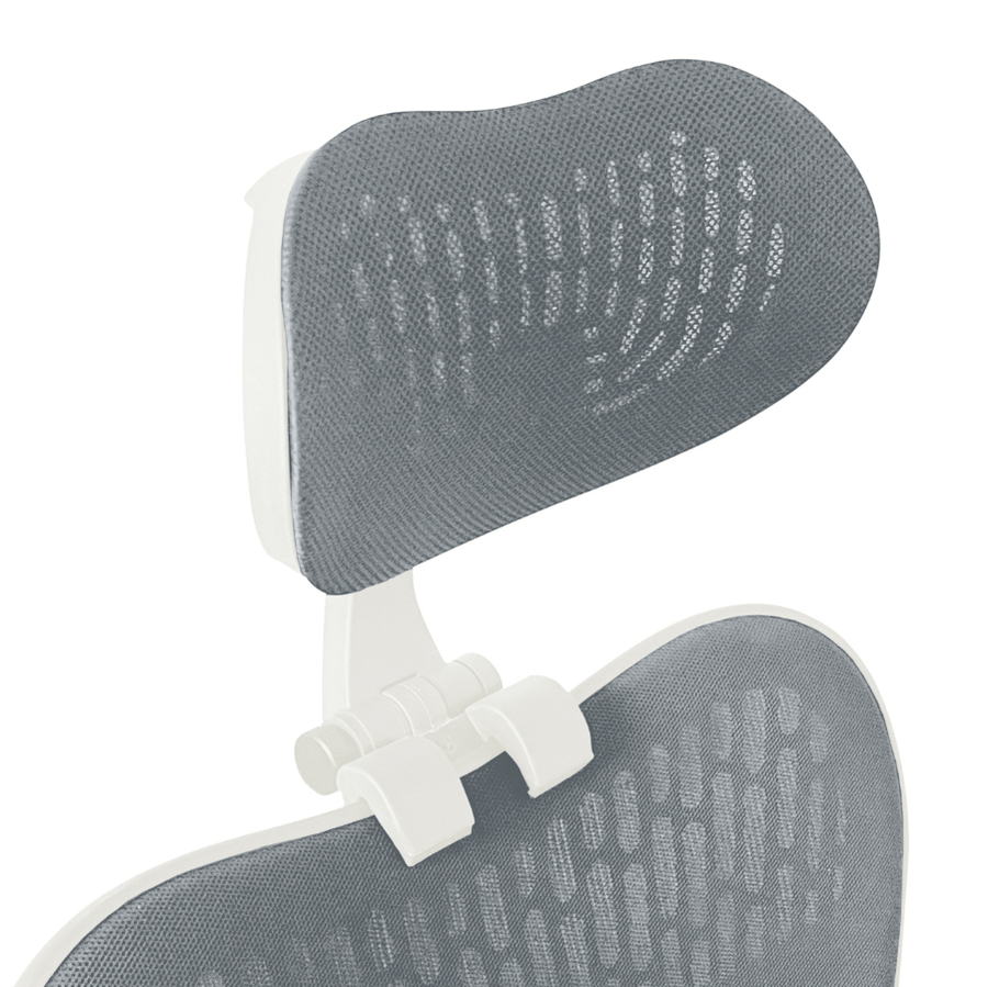 Herman Miller Mirra 2 headrest White frame with Gray mesh insert by OfficeLogixShop