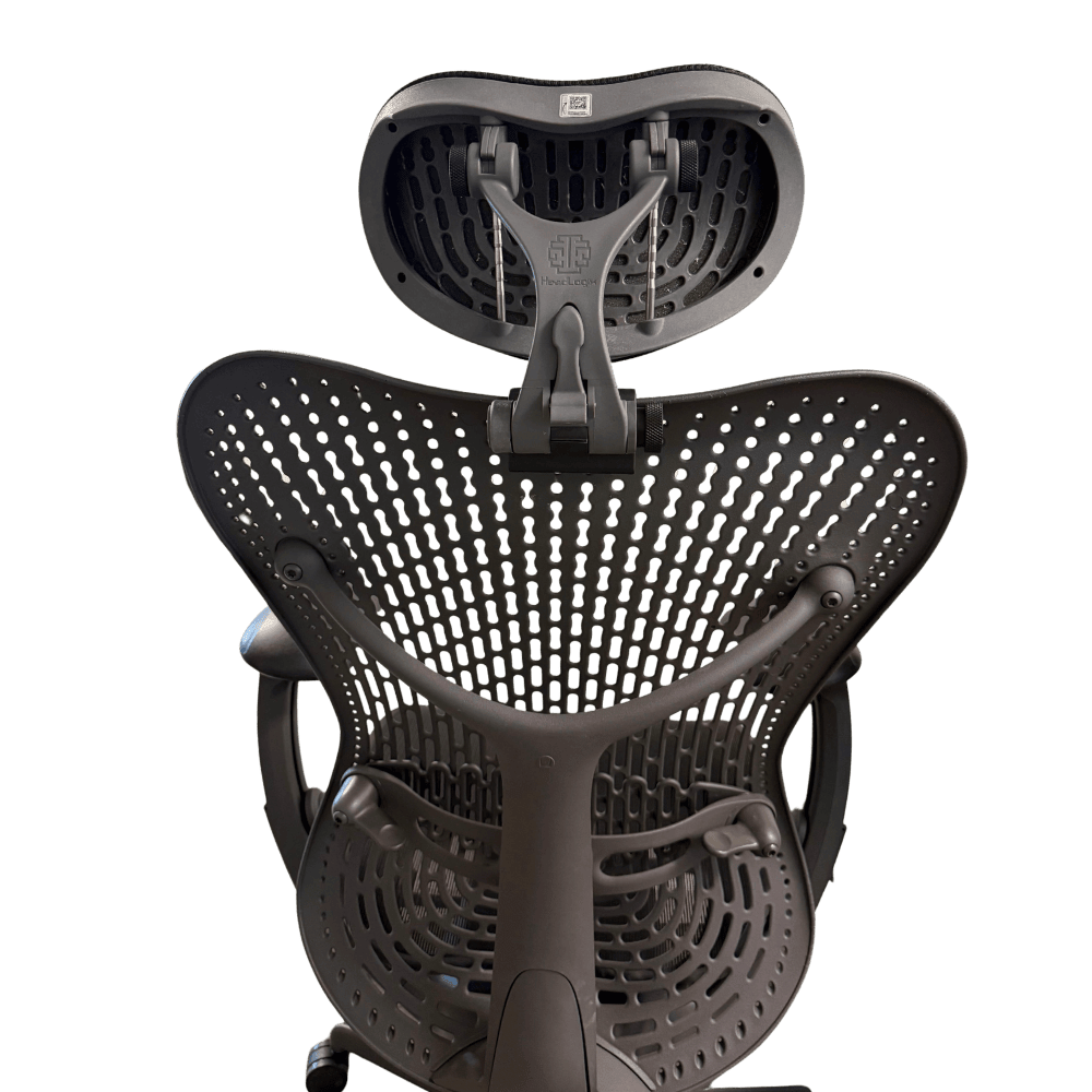 Herman Miller Mirra Chair 1 & OfficeLogixShop Headrest Bundle - Office Logix Shop