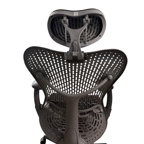 Herman Miller Mirra Chair 1 & OfficeLogixShop Headrest Bundle - Office Logix Shop