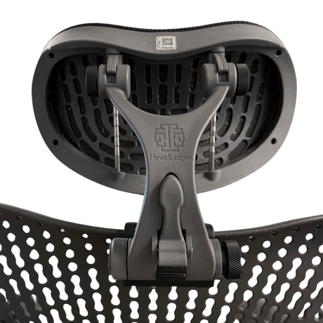 Herman Miller Mirra Chair 1 & OfficeLogixShop Headrest Bundle - Office Logix Shop