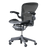 Herman Miller Office Task Chair B Size (two dots) / Black w/ Lumbar Pad Herman Miller Classic Aeron Chair - Fully Adjustable (Renewed)