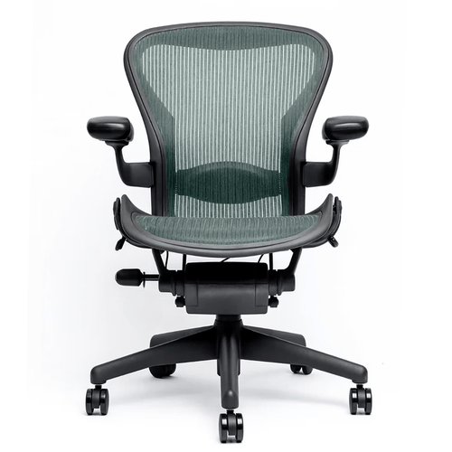 Renewed Aeron Classic green mesh lumbar