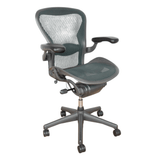 Herman Miller Office Task Chair Herman Miller Classic Aeron Chair - Fully Adjustable (Renewed)