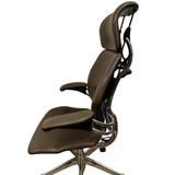 Humanscale Freedom with Headrest - Black Leather (Renewed) - Office Logix Shop