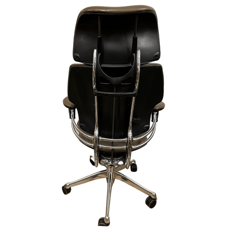 Humanscale Freedom with Headrest - Black Leather (Renewed) - Office Logix Shop