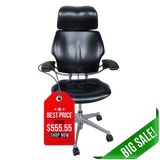 Humanscale Freedom with Headrest - Leather (Renewed) - Office Logix Shop