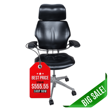 Humanscale Freedom with Headrest - Leather (Renewed) - Office Logix Shop