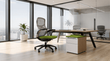 Knoll Generation Chair & Herman Miller Meridian Pedestal Bundle (Renewed) - Office Logix Shop