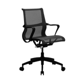 Office Logix Shop Black Mesh Executive Office Mesh Management Chair (New)