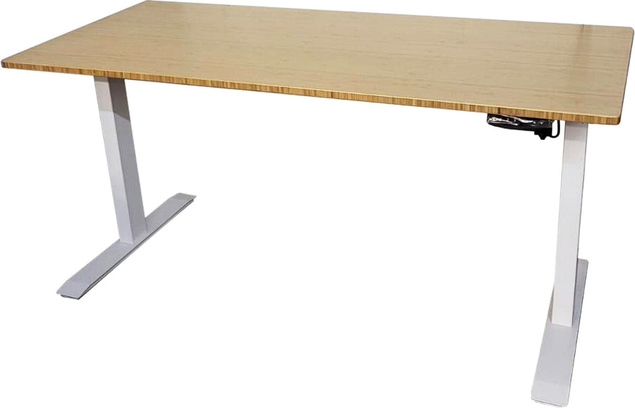 Herman Miller Bamboo Standing Desk with OfficeLogix Base