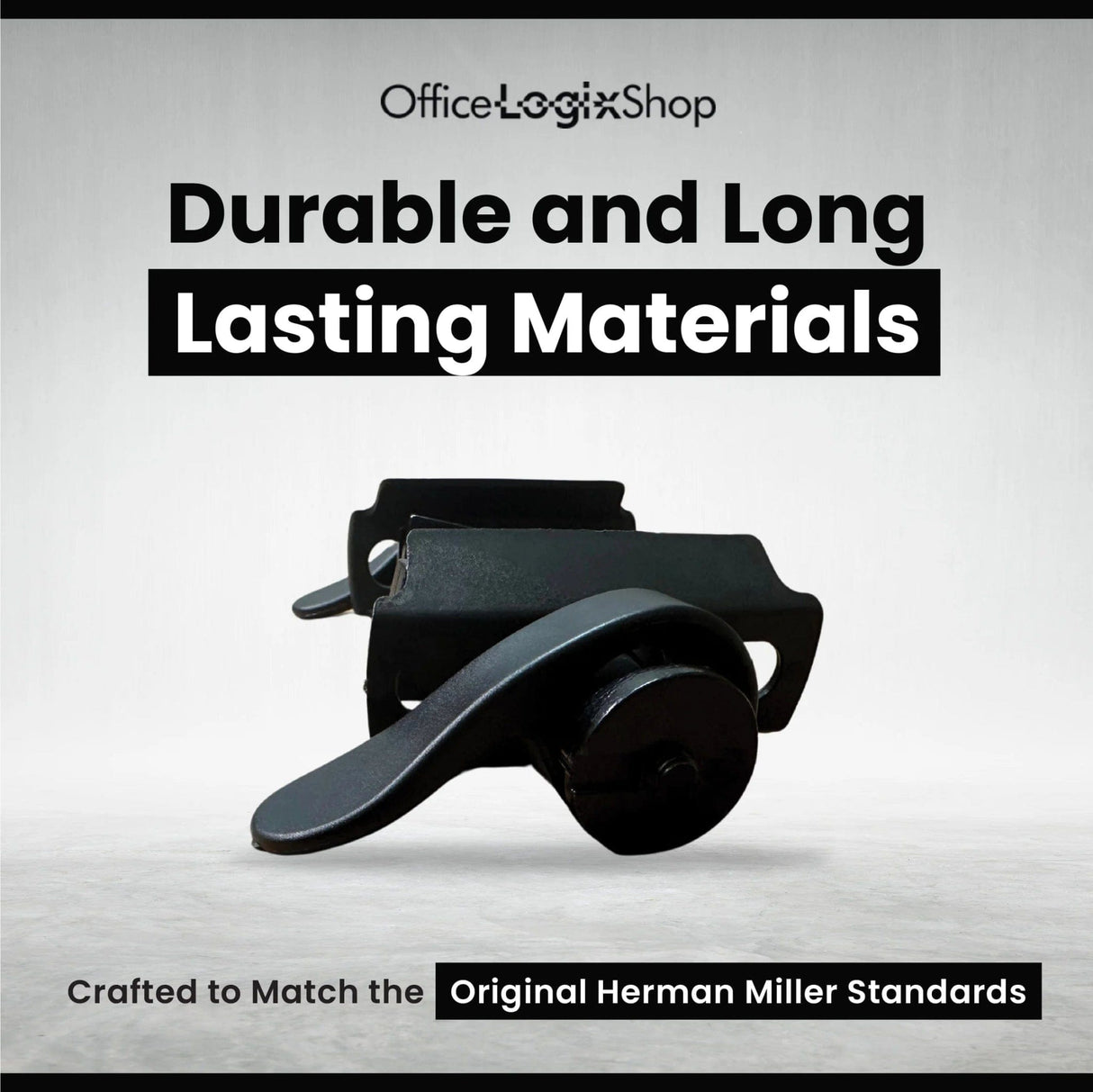 Office Logix Shop Flip Knob (Lever) Kit for Herman Miller Classic Aeron (Before 2004)
