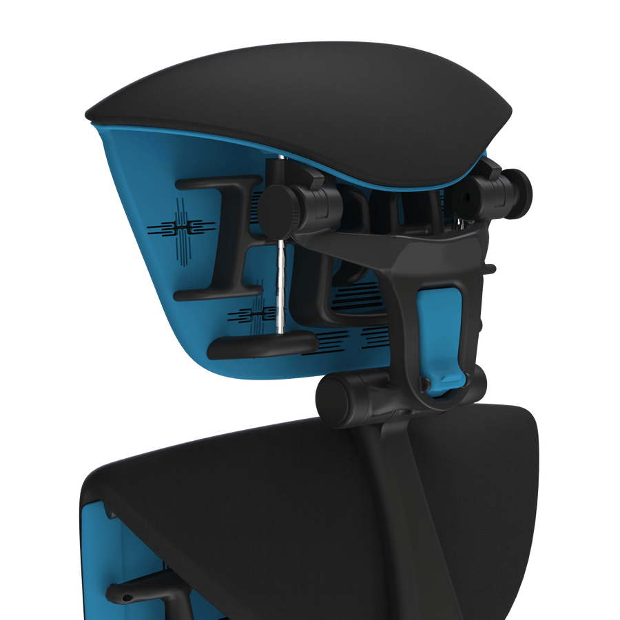 Office Logix Shop Herman Miller Aeron Chair Parts Graphite Frame / Gaming Black Fabric Herman Miller Embody Headrest by OfficeLogixShop