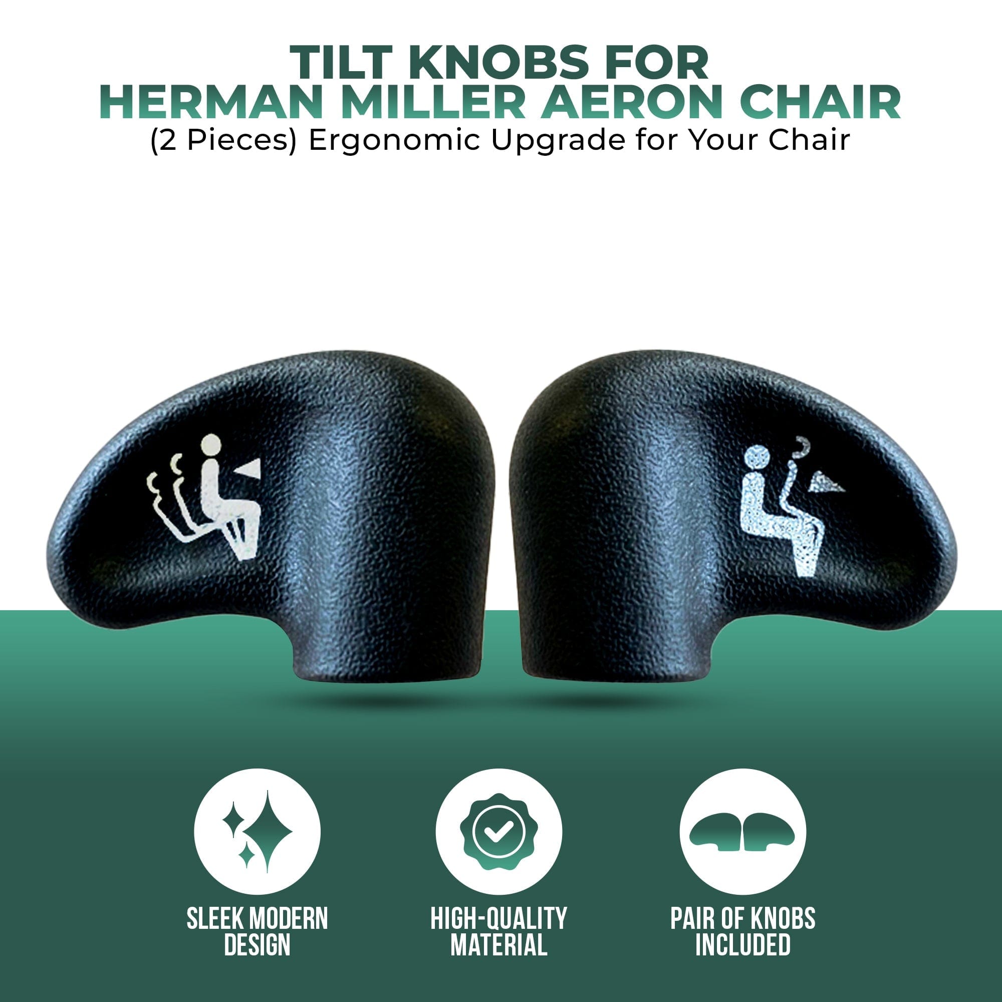 Tilt Knobs Set of 2 for Herman Miller Aeron Classic Chairs