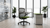 Office Logix Shop Knoll Generation Chair & Herman Miller Meridian Pedestal Bundle (Renewed)