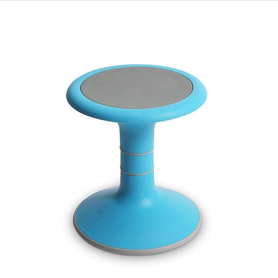 Office Logix Shop Light Blue LorryLogix Wobble Chair For Kids - Ergonomic Wobble Stool To Encourage Right Posture, Balance & Strengthen Core