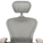 Office Logix Shop Office Chair Parts 3DO3 Nickel Titanium (Aeron Classic) Aeron Classic Headrest - Size B and C Aeron Chair (PATENTED)