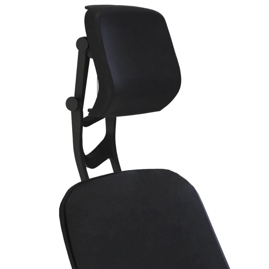 Office Logix Shop Office Chair Parts Black Frame Black Fabric Insert Steelcase Leap V2 Headrest -PreOrder (ETA May 25)