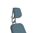 Office Logix Shop Office Chair Parts Platinum Frame Sky Blue Fabric Insert Steelcase Leap V2 Headrest -Backorder (ETA Dec 31)