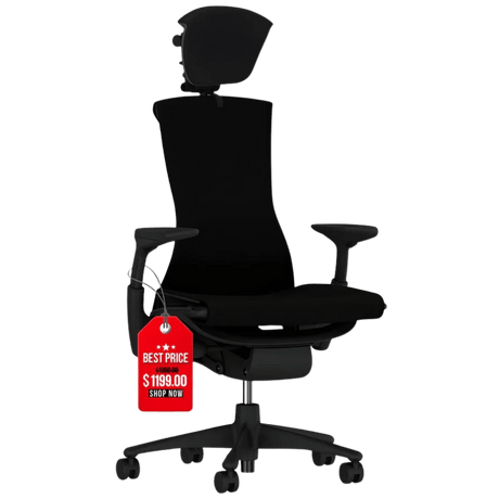 Office Logix Shop Office Chairs Herman Miller Embody Chair and Headrest Saving Bundle