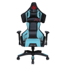 Office Logix Shop Office Task Chair Blue - Black High Back Gaming Chair with Massage Lumbar