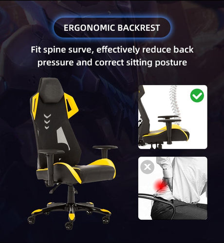 Office Logix Shop Office Task Chair Gaming Chair with Mesh High Back by OfficeLogixShop (New)