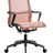 Office Logix Shop Red Mesh Executive Office Mesh Management Chair (New)