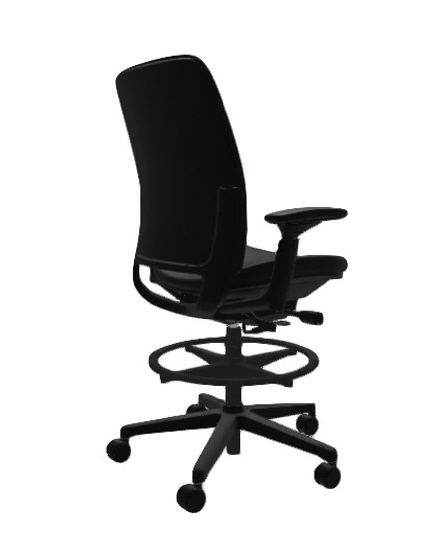 Office Logix Shop Steelcase Amia Stool, All Features, Adjustable Arms, Adjustable Lumbar Support