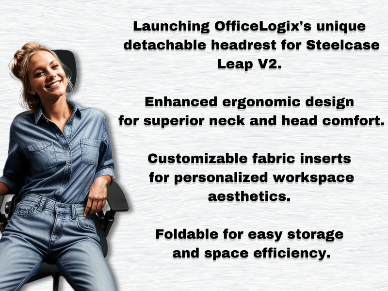 Office Logix Shop Steelcase Leap V2 Headrest -PreOrder (ETA April 15)