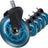 OfficeLogixShop Office Chair Caster Blue Office Chair Caster Wheels