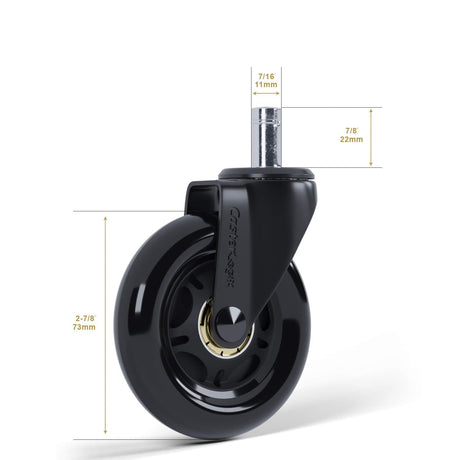 OfficeLogixShop Office Chair Caster Office Chair Caster Wheels