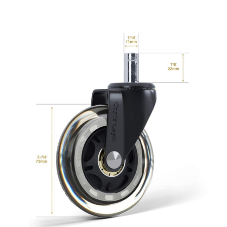 OfficeLogixShop Office Chair Caster Office Chair Caster Wheels