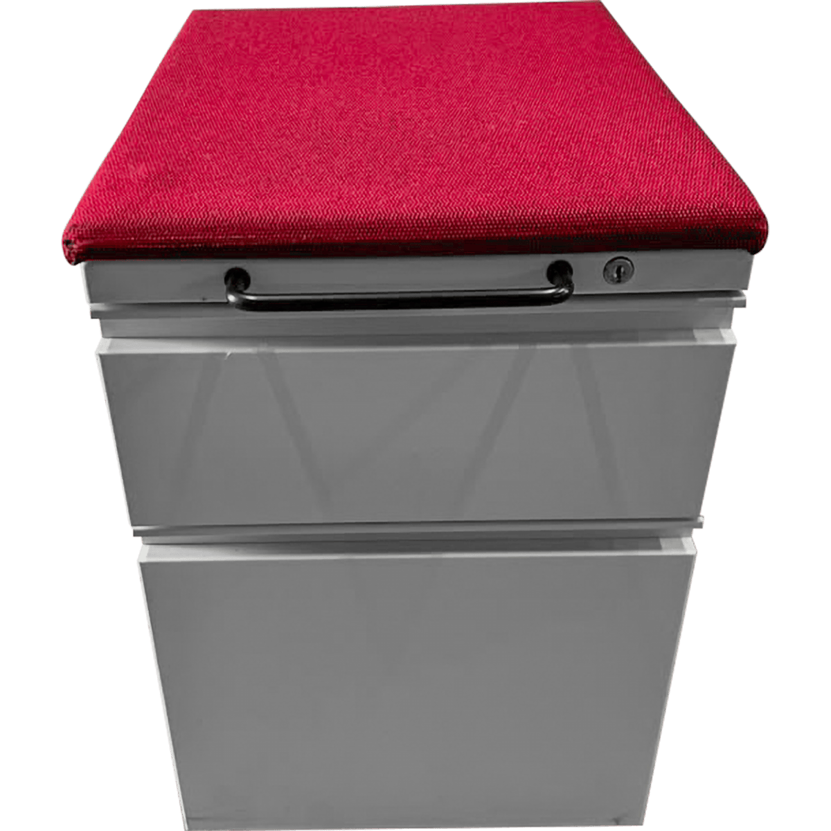 OfficeLogixShop Office Chair Parts Red Herman Miller Meridian Mobile Pedestal Steel Filing & Storage (Renewed)