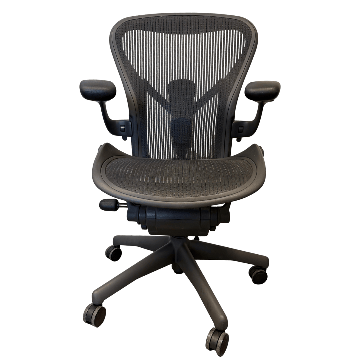 OfficeLogixShop Office Chairs Herman Miller Aeron Hybrid Chair by OLS (Upgraded Classic with Remastered Features)