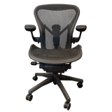 OfficeLogixShop Office Chairs Herman Miller Aeron Hybrid Chair by OLS (Upgraded Classic with Remastered Features)