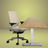 Steelcase Amia Chair and Herman Miller Top Bamboo Standing Desk Bundle - Office Logix Shop