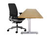 Steelcase Amia Chair and Herman Miller Top Bamboo Standing Desk Bundle - Office Logix Shop