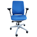 Steelcase Amia Fully Adjustable Ergonomic Task Chair - Blue (Renewed) - Office Logix Shop