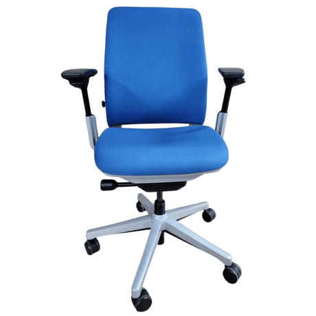 Steelcase Amia Fully Adjustable Ergonomic Task Chair - Blue (Renewed) - Office Logix Shop