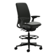 Steelcase Amia Stool, All Features, Adjustable Arms, Adjustable Lumbar Support (Renewed) - Office Logix Shop