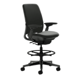 Steelcase Amia Stool, All Features, Adjustable Arms, Adjustable Lumbar Support (Renewed) - Office Logix Shop